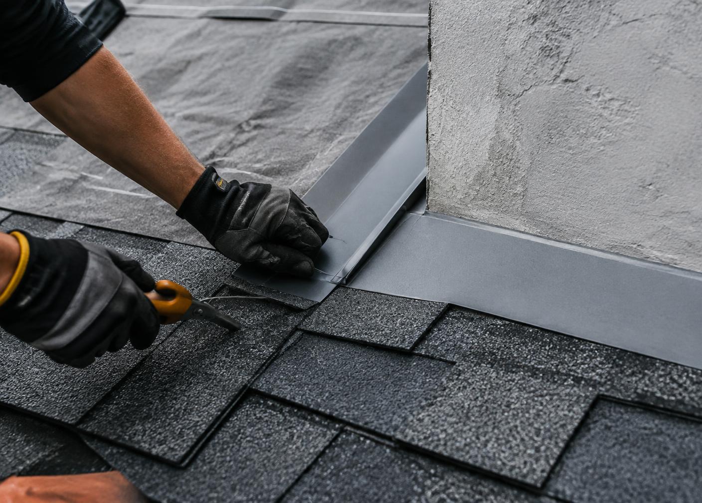 Roofing service photography